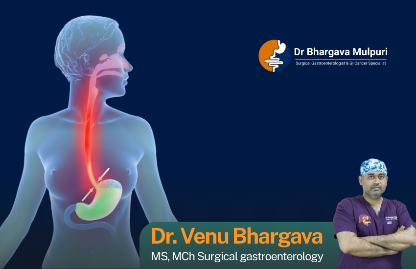 Esophagus and stomach surgery services at Dr. Venu Bhargava Clinic